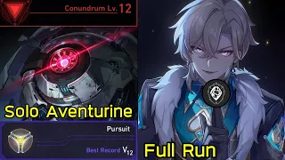 Conundrum Lv.12 Aventurine Solo Run Preservation Path Pursuit Dice