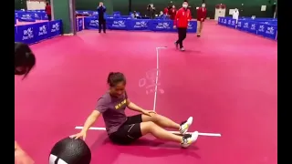 Chinese Table Tennis Team Physical Testing
