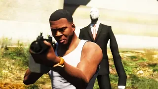 GTA 5 Slenderman Found By Franklin (Gta 5 Scary Easter Eggs)