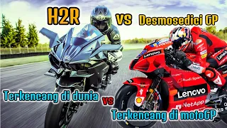 400km/jam...Apa jadinya jika H2R ikut balap motoGP...?