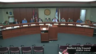 Bedford City Council  -  May 6,  2024