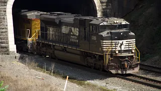 Railfanning Norfolk Southern trains at the Gallitzin tunnel museum (7/21/2022)