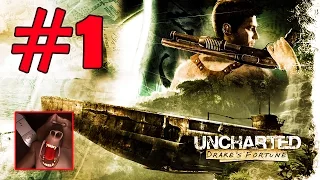 Uncharted 1: Drake's Fortune Walkthrough Part 1 - Ambushed Let's Play(PS3 Gameplay)