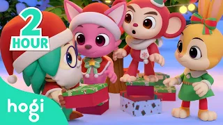 [TV] Christmas Special 🎄 🎁 Santa Pinkfong's Train + More Best Christmas Kids Songs｜Hogi Christmas