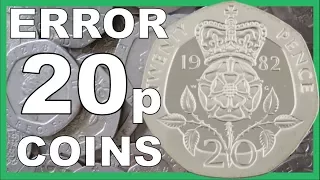 20p ERROR COINS TO LOOK FOR IN CIRCULATION WORTH ££££'s || 2018 VIDEO