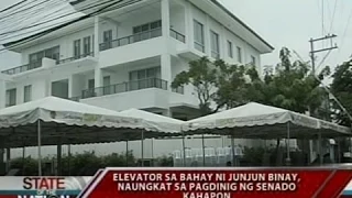 SONA: Elevator sa bahay ni Junjun Binay, naungkat sa pagdinig ng senado kahapon