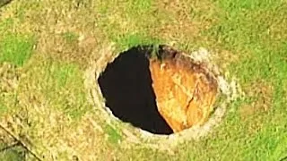 New sinkhole collapse where Florida man was swallowed in 2013