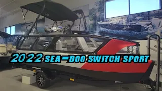 Sea-Doo Switch Sport 21 Foot Pontoon with 230 HP Rotex Engine (2022) *Walkaround*