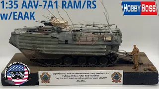 1:35 Hobby Boss AAV-7A1 RAM/RS w/EAAK COMMISSION DIORAMA