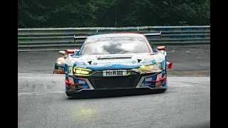 NLS 5 2022 - 6h race at the Nordschleife in 4k - Action and Slow Motion