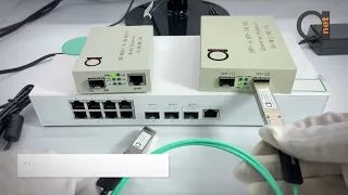 10G SFP+ to SFP+ Media Converter with DAC and AOC Cables Same Time to Connect to 10G switch & MC