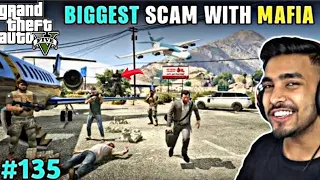 BIGGEST SCAM WITH MAFIA #135| techno gamerz gta5 135 | #trending #viralvideo #gta5 #trend