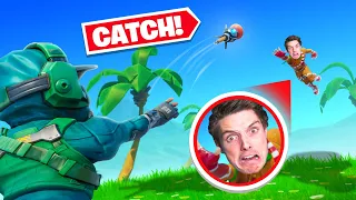playing catch with my dad in fortnite