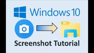 Windows 10 - Screenshots - How to Take a Screenshot - Print Screen in Computer on PC Laptop Tutorial