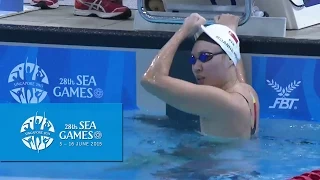 Swimming Women's 100m Breaststroke Heat 2 (Day 3) | 28th SEA Games Singapore 2015