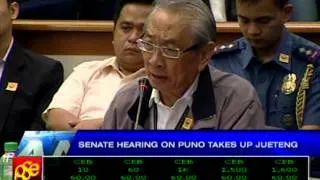 Sen. Koko Pimentel attends hearing as Senate takes up jueteng