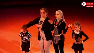 Групповая акробатика "Семейка Аддамс" ("Сальто в будущее – 2019")
