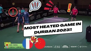 Alexis Felix Lebrun vs Fan Zhendong Wang Chuqin | Durban 2023 World Table Tennis Championships