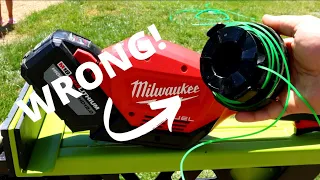 Milwaukee Quik-Lok String Trimmer - (Your Doing IT WRONG DUDE!)  Here is a tip to make life easier!