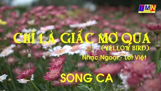 [KARAOKE] Chỉ là giấc mơ qua - Yellow bird (Nhạc Ngoại _ Lời Việt) – Song Ca (B) | #coverbytmn