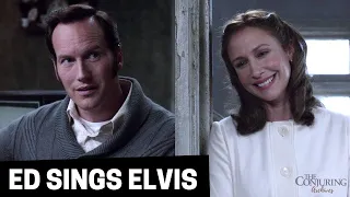 Ed sings "Can't Help Falling in Love" | The Conjuring 2 - Vera Farmiga & Patrick Wilson