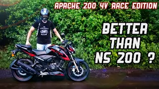 TVS Apache RTR 200 4V Race Edition 2019 Review - Better Than Bajaj NS 200 ?