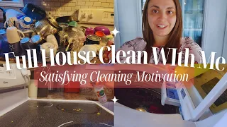 *NEW* WHOLE HOUSE CLEAN WITH ME! // Mom Life Cleaning Motivation!