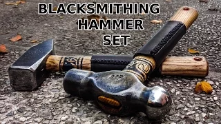 Blacksmithing Hammer: Viking Design And Leather Wrap