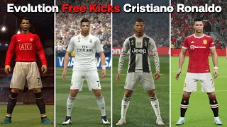 Tendangan Bebas CRISTIANO RONALDO Dari PES 2004 ke 2022