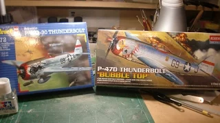 Academy vs Revell 1:72 P-47 Thunderbolt - Bubbletop  (Part 4)