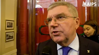 AIPS 82nd Congress in Lausanne: interview with Thomas Bach, President of IOC