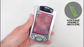 Unboxing Compaq IPAQ 3970 Pocket PC Windows Mobile H3900 Mobile phone menu browse, ringtones, games