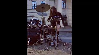 Черниковская хата - Спектакль окончен | Drum cover by Kristin