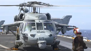 Extremely Powerful US UH-60 Blackhawk Helicopters in Action