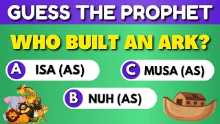 Guess The Prophet Quiz | Islamic Quiz Questions (no music)