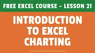 Introduction to Excel Charting | Excel Charts for Beginners