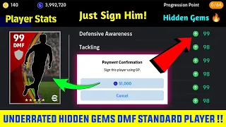 51000 GP Only! Most Underrated DMF Standard Player In eFootball 2024 | Hidden Gems in eFootball 24 🔥