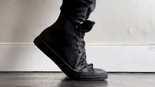 Converse: Chuck Taylor All Star Mono Leather Black High Top