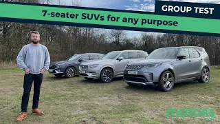 2023 7-Seat SUV Group Test: Hyundai Santa Fe, Volvo XC90 and Land Rover Discovery