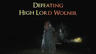 Defeating High Lord Wolnir in Darksouls 3