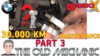 BMW G650 XCOUNTRY 30.000KM FULL MAINTENANCE. PART 3 The Old Mechanic show you how YOU can DO IT.