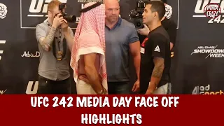 Full UFC 242: Media Day Face off Highlights