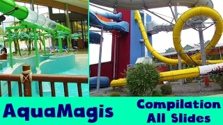 AWESOME WATER SLIDES at AquaMagis [Compilation / Alle Rutschen]