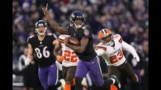 Jim Rome on Ravens vs Browns Game of the Year and Lamar Jackson runs wild, after having the runs.