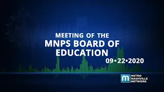 09/23/20 MNPS Board of Education