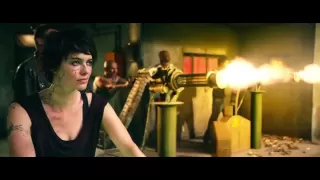 Dredd - Machine gun scene (HD)