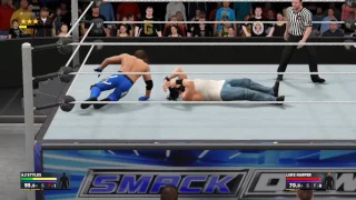 AJ Styles vs Luke Harper - Smackdown Live
