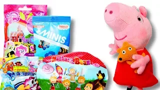 Peppa Pig Thomas Minis Masha and the Bear My Little Pony Blind Bags Toys