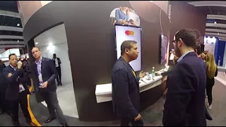 MasterCard 360 booth tour at Mobile World Congress 2018