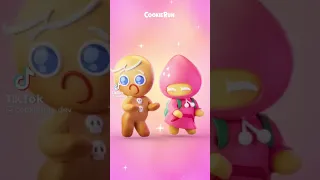 Gingerbrave and strawberry cookie dance to a very cute audio #cookierunkingdom